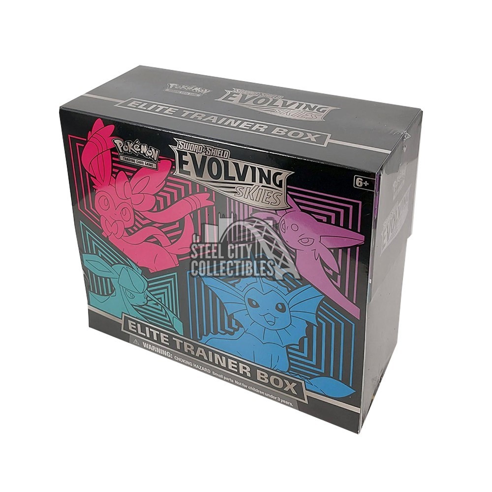 Pokemon Elite Trainer Box order Sword & Shield Evolving Skies (Sealed)