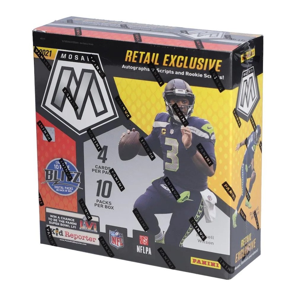 2021 Panini Mosaic Football Fanatics 10Pack Mega Box (Camo Red