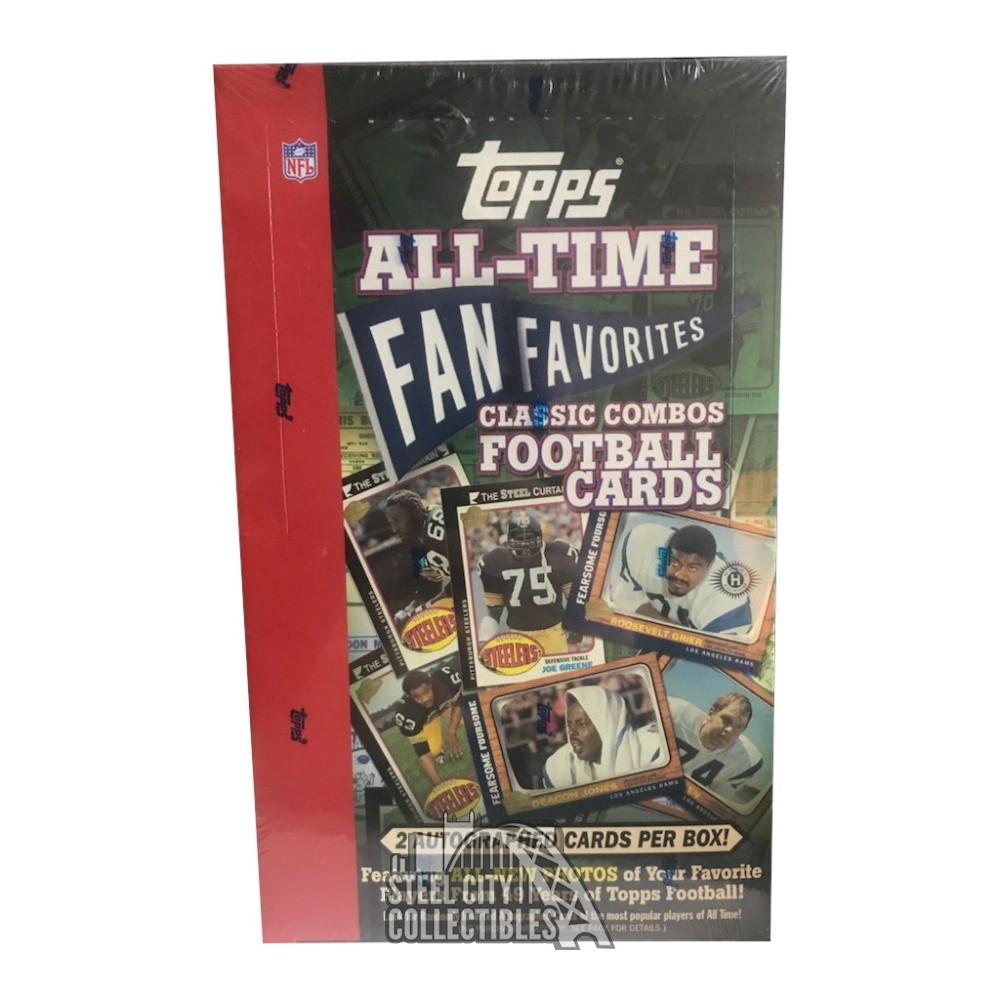 2004 Topps All Time Fan Favorites Football Hobby Box Steel City