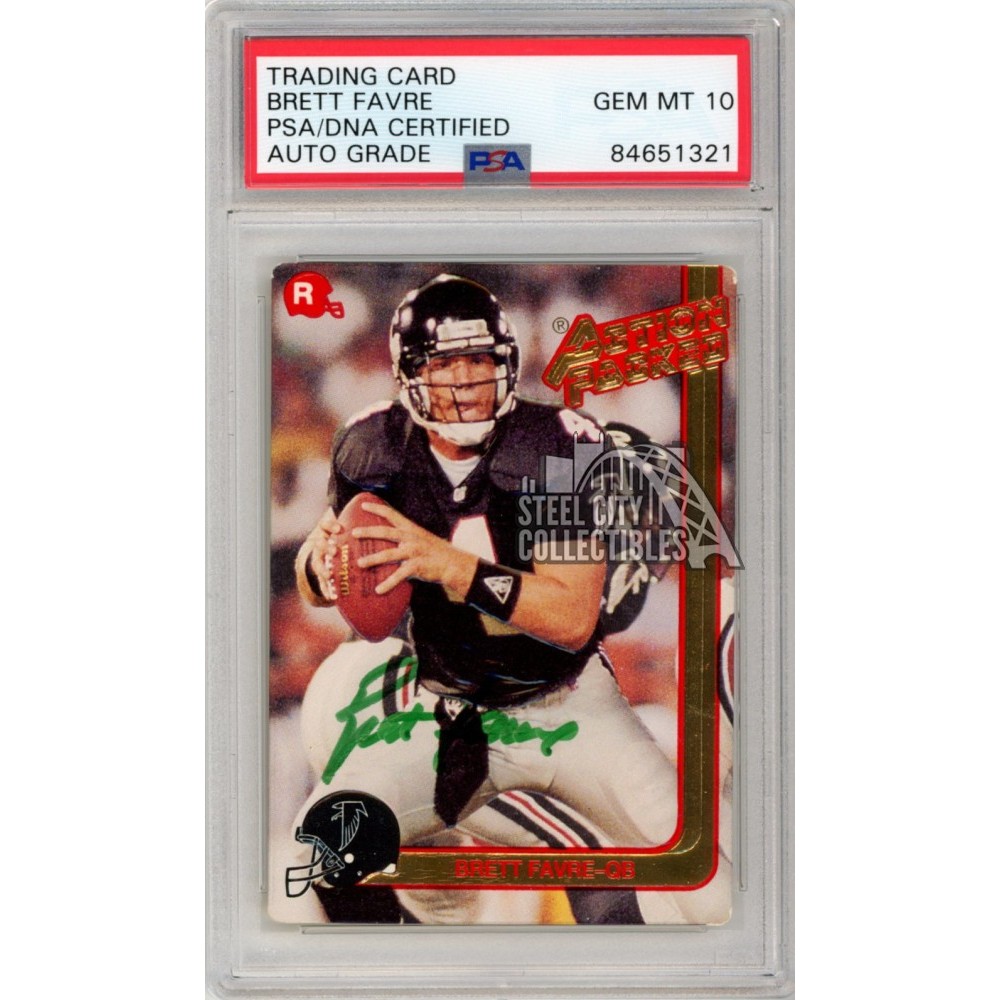 1991 Action hotsell Packed Brett Favre Rookie PSA 10