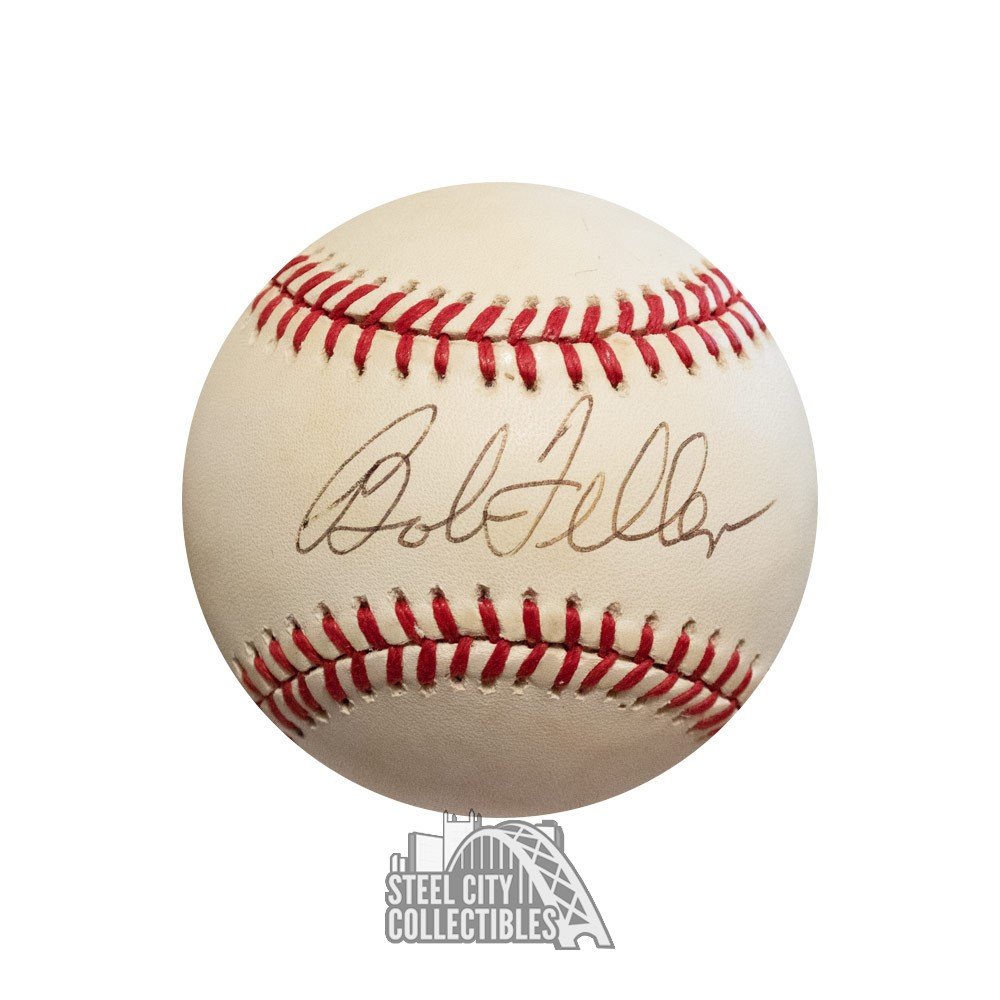 Bob Feller autographed baseball