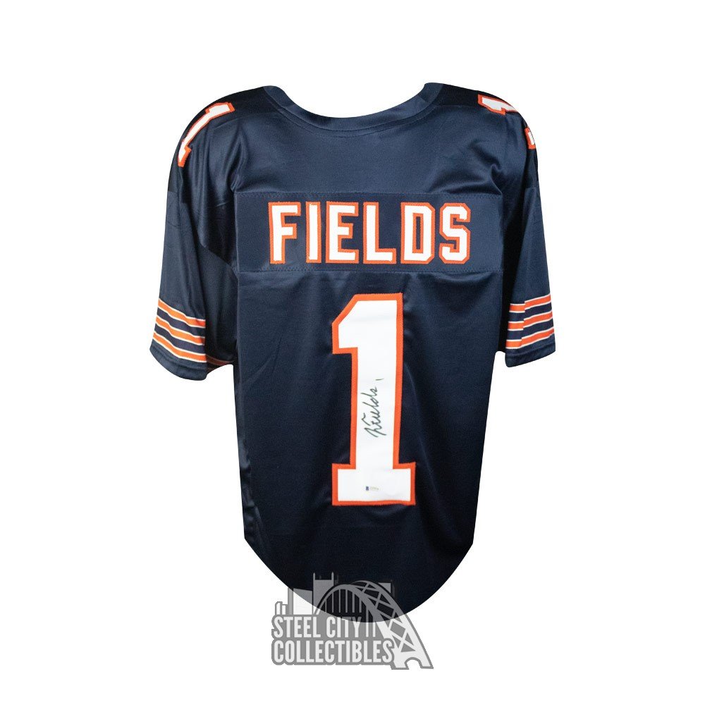 Justin Fields Autographed Chicago Bears 