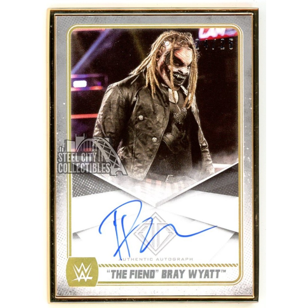 Bray Wyatt The Fiend 2020 Topps Transcendent WWE Autographed Card /25