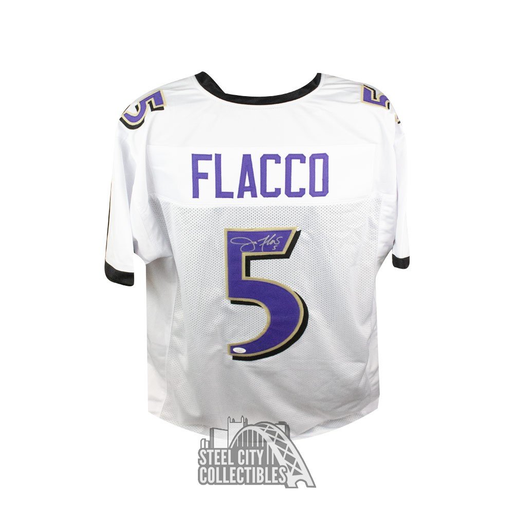 JOE FLACCO 5 baltimore custom made name number t shirt Audubon New Delaware  t-shirt team usa black white print text word clothes _ - AliExpress Mobile