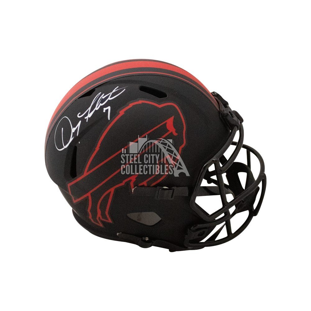 Doug Flutie Autographed Buffalo Bills Flash Mini Helmet Beckett