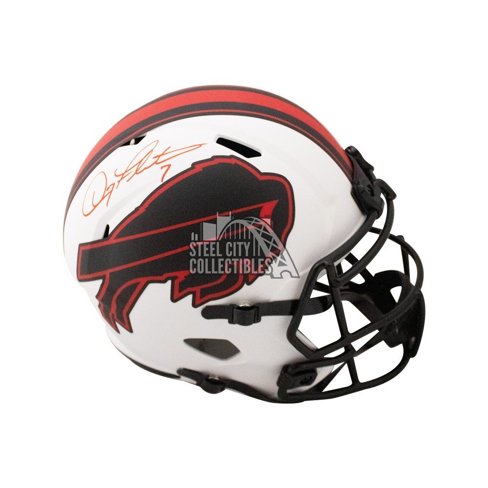 Doug Flutie Autographed Buffalo Bills Flash Mini Football Helmet