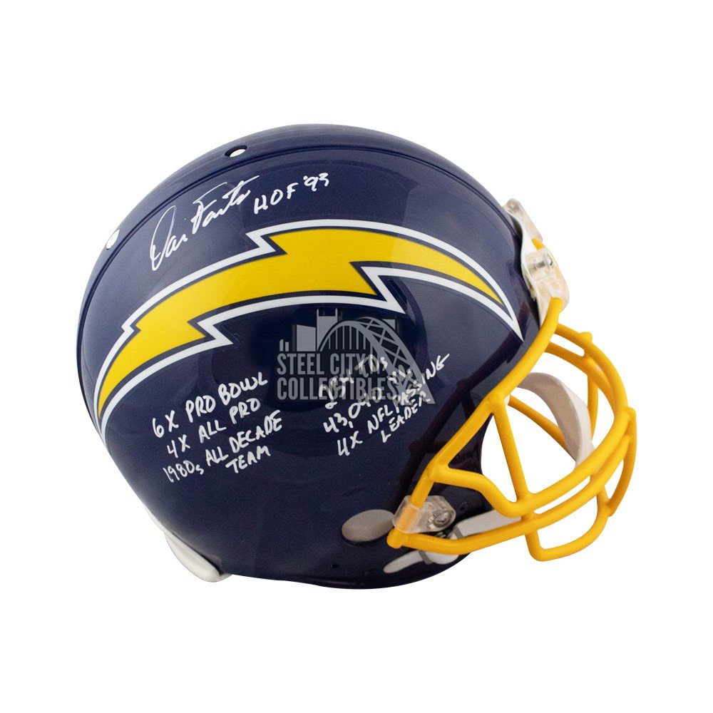 dan fouts signed helmet