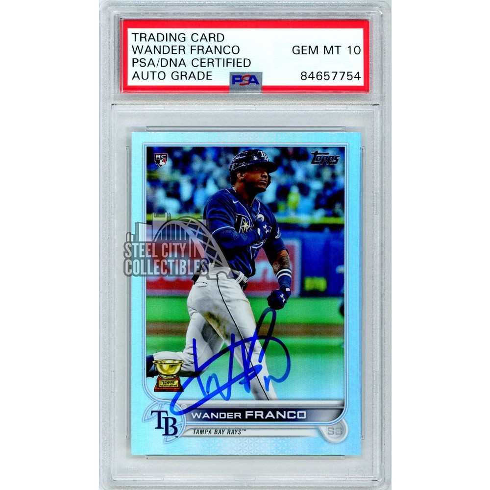 Wander Franco Autographed 2022 Donruss Optic The Rookies Rookie