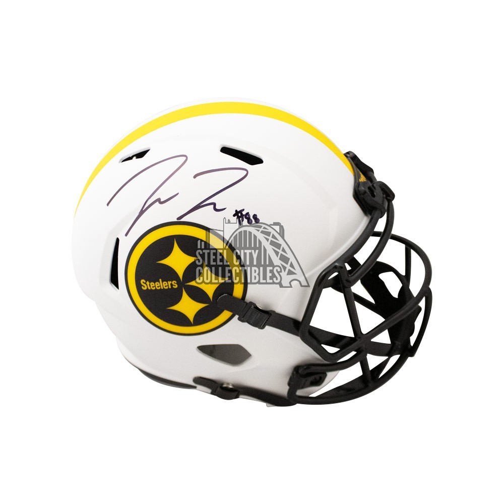 Pat Freiermuth Autographed Steelers Lunar Eclipse Replica Full-Size  Football Helmet - BAS