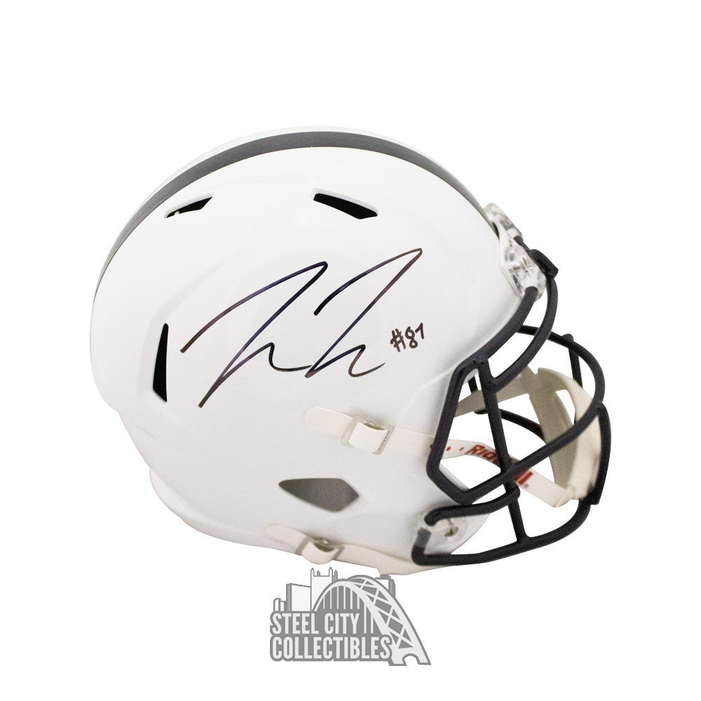 Pat Freiermuth Autographed Pittsburgh Steelers Lunar Eclipse Mini Football  Helmet - BAS COA