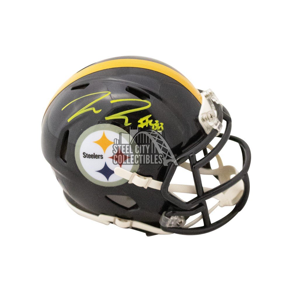 nfl autographed mini helmets Speed Steelers Pat Freiermuth Beckett