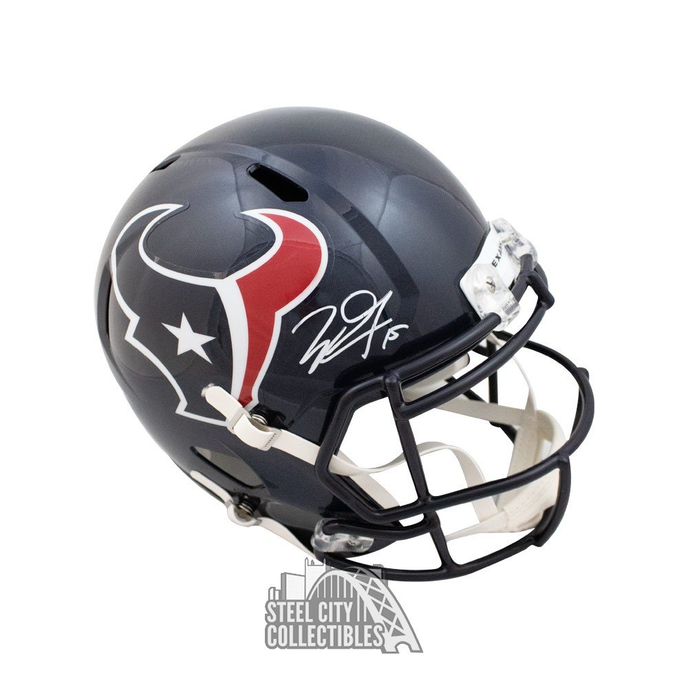 Will Fuller Autographed/Signed Football JSA store COA Houston Texans