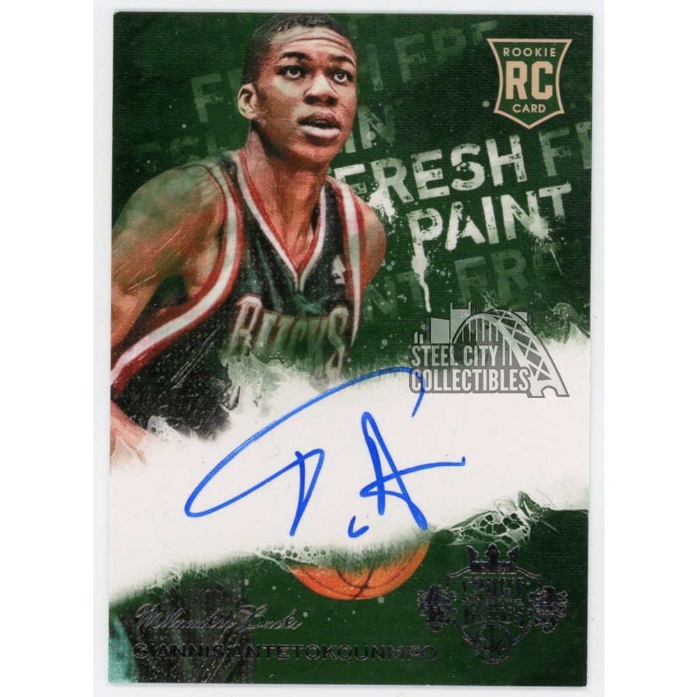 Giannis Antetokounmpo 2013-14 Panini Court Kings Fresh Paint Rookie ...