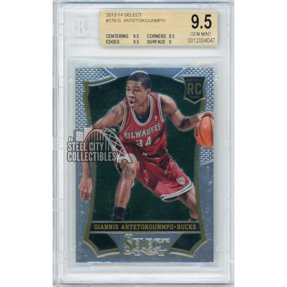 Giannis Antetokounmpo 2013-14 Panini Select Basketball Rookie Card BGS ...