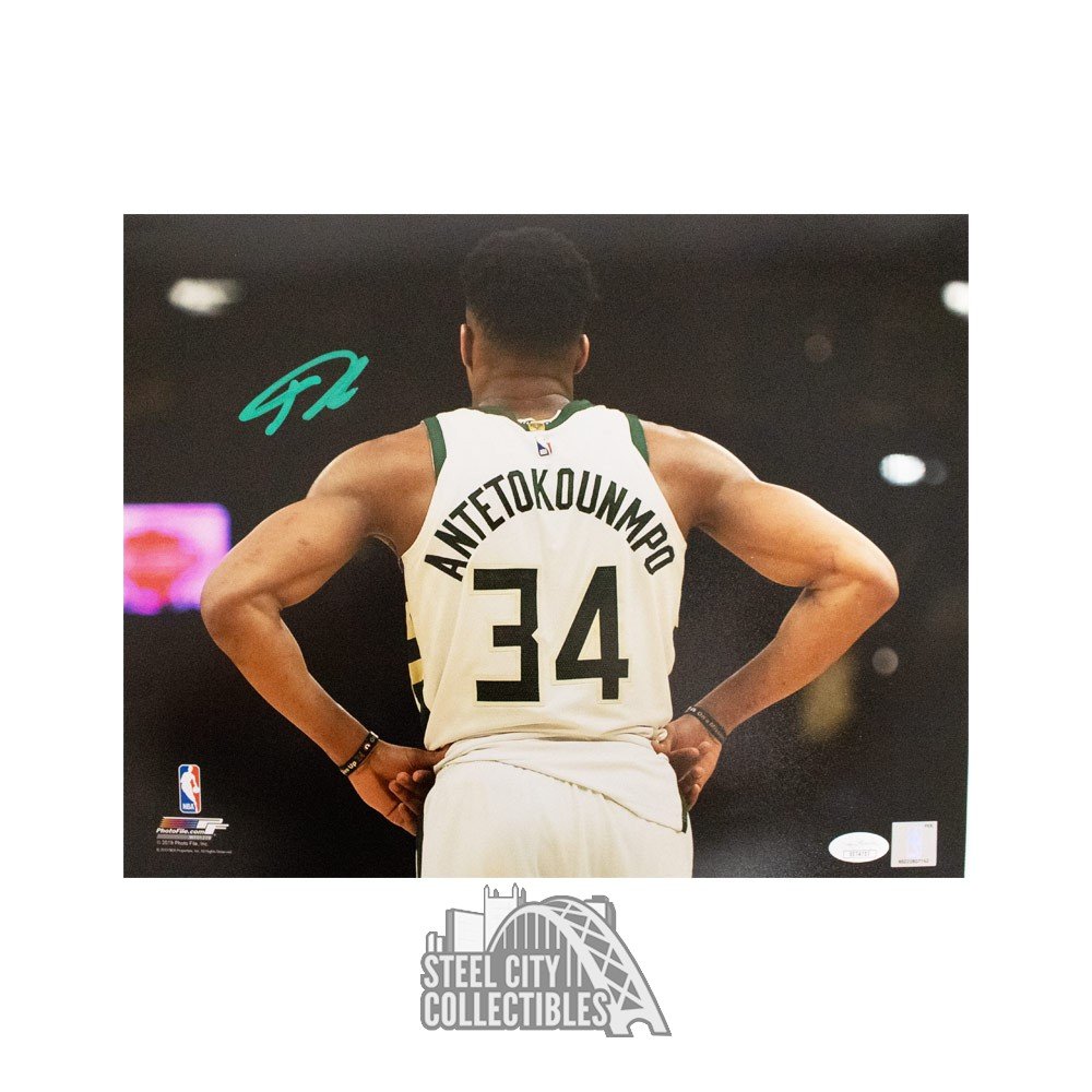 Giannis Antetokounmpo 2019-20 Milwaukee Bucks Autographed