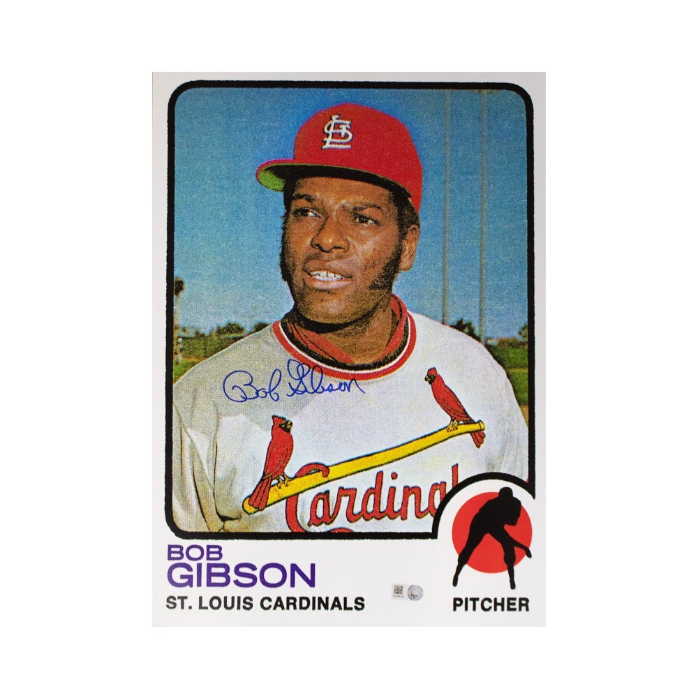 Bob Gibson Autographed St Louis Cardinals 10x14 Photo - MLB Hologram (H)