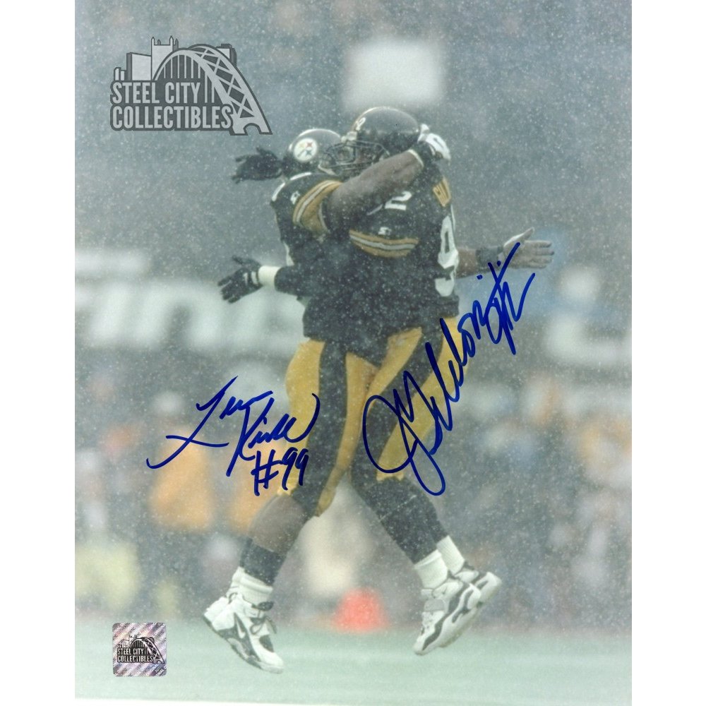 Autographed Levon Kirkland Pittsburgh Steelers 8x10 Photo