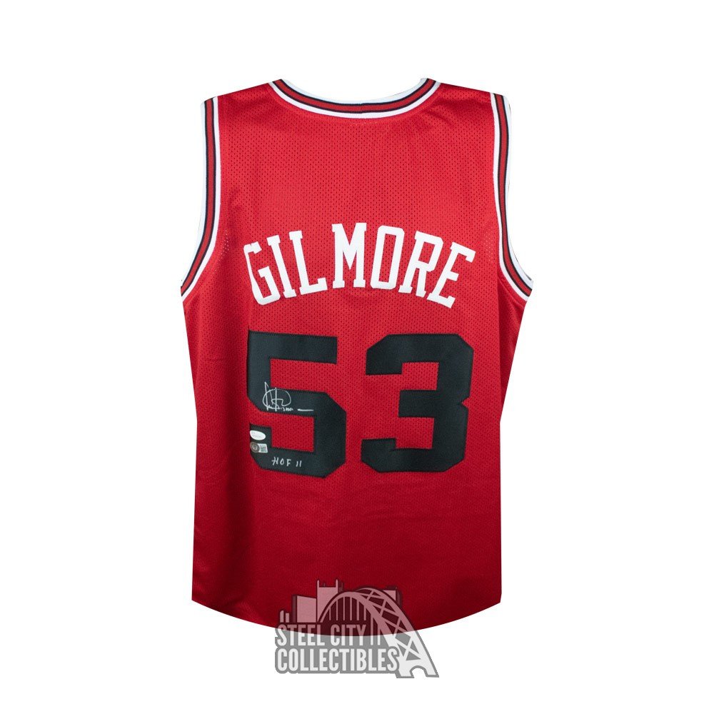 Artis Gilmore HOF 11 Autographed Chicago Custom Basketball Jersey - BAS ...