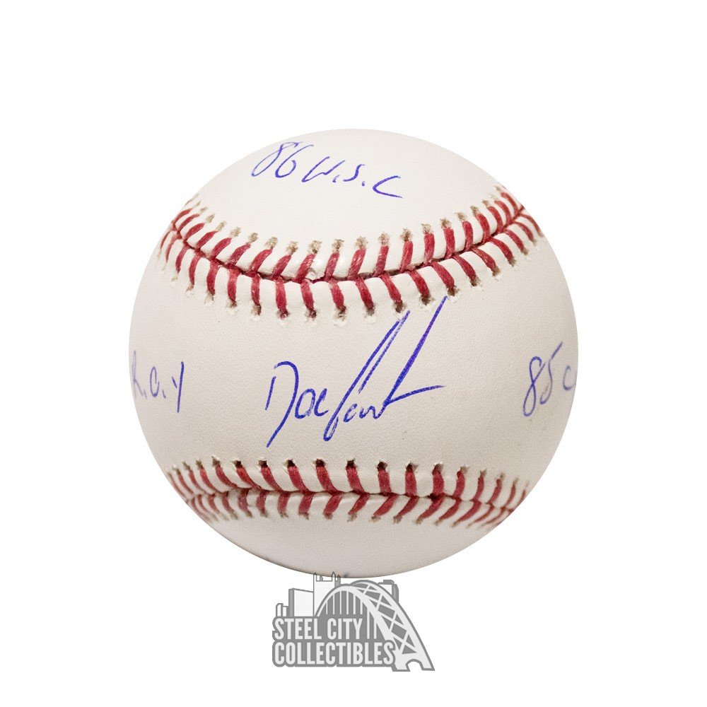 Dwight Gooden 4 Inscriptions Autographed Official MLB Baseball - BAS COA