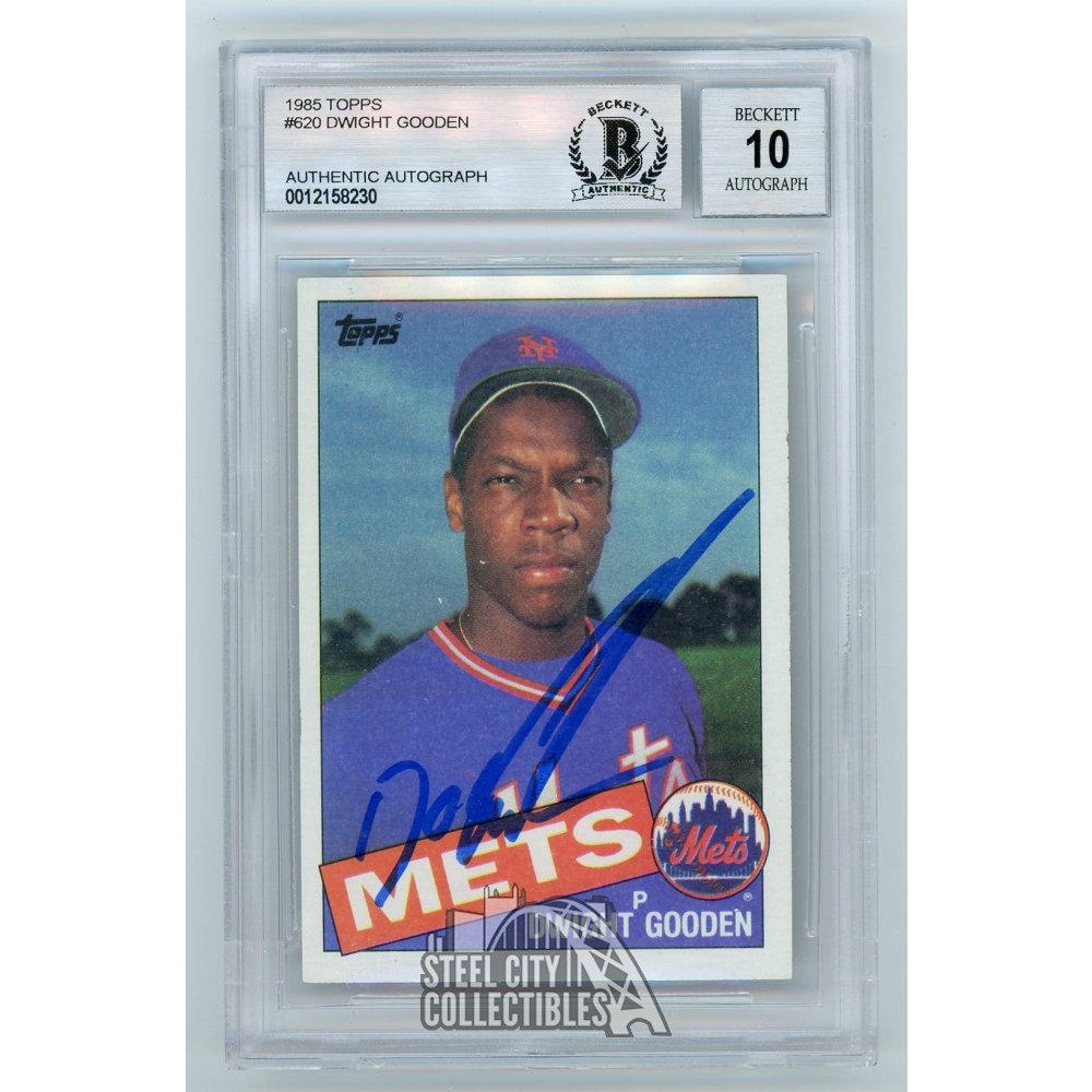 Dwight Gooden autographed card