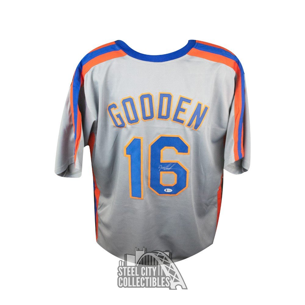 Dwight Gooden Autographed New York Custom Baseball Jersey - BAS