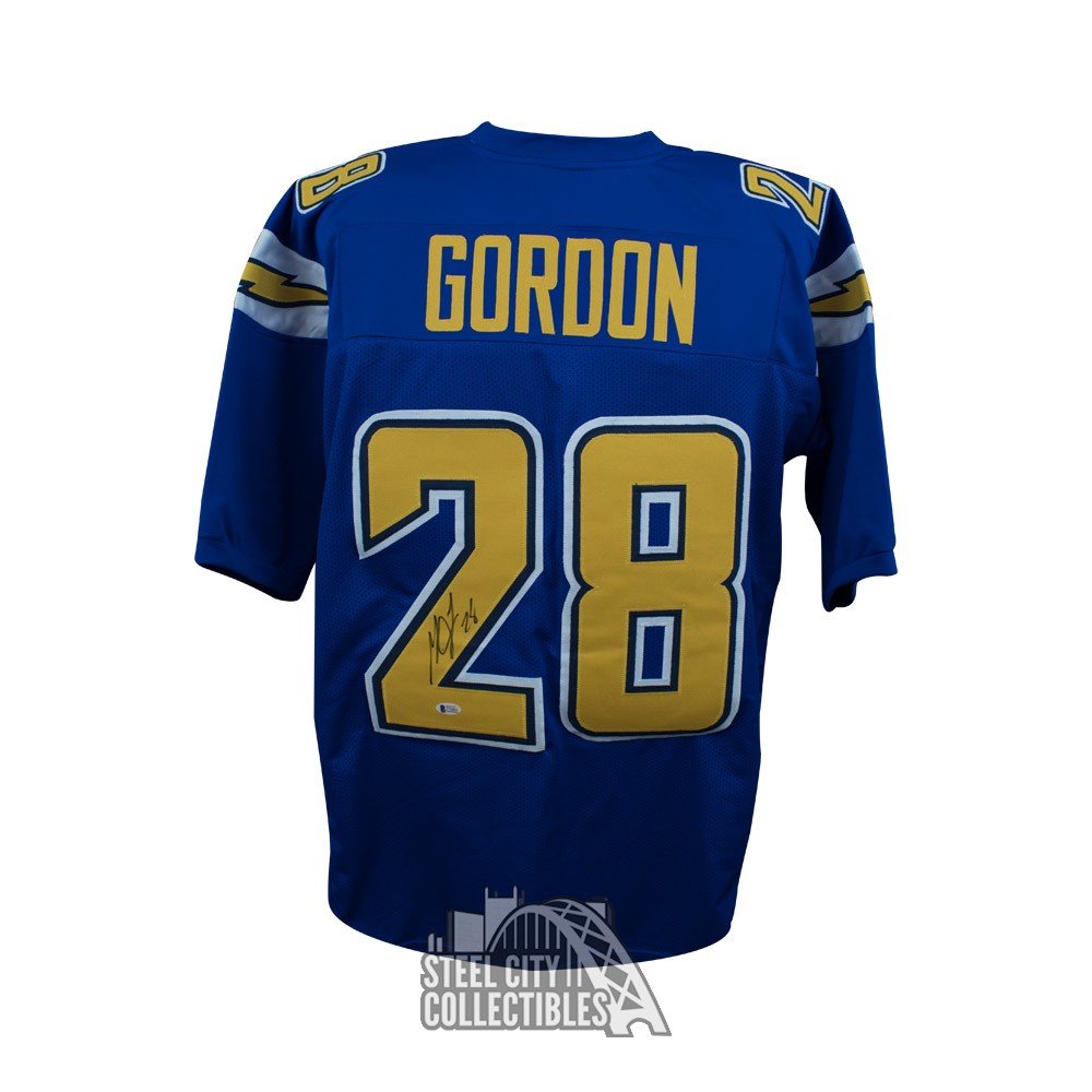 Melvin Gordon Signed Los Angeles Chargers Color Rush Jersey (JSA