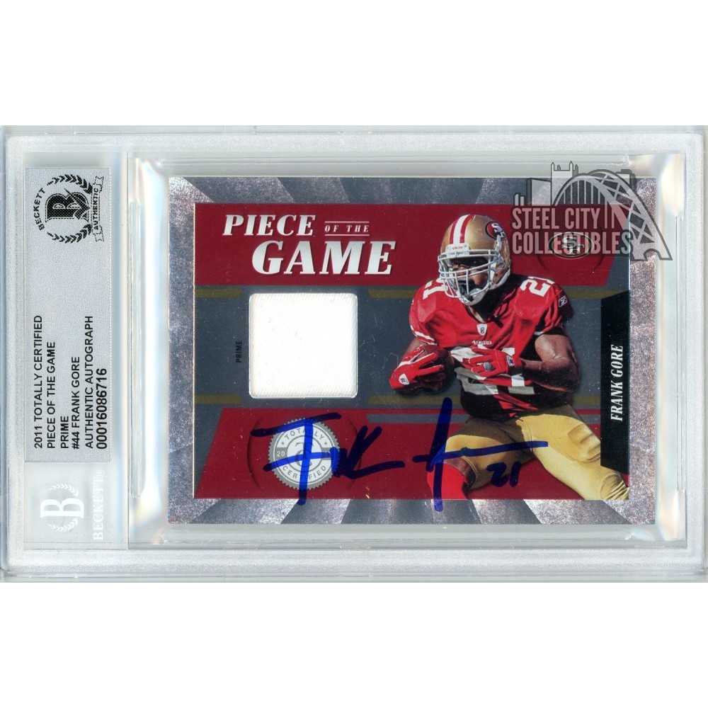 2012 Certified FRANK GORE - GOLD TEAM JERSEY