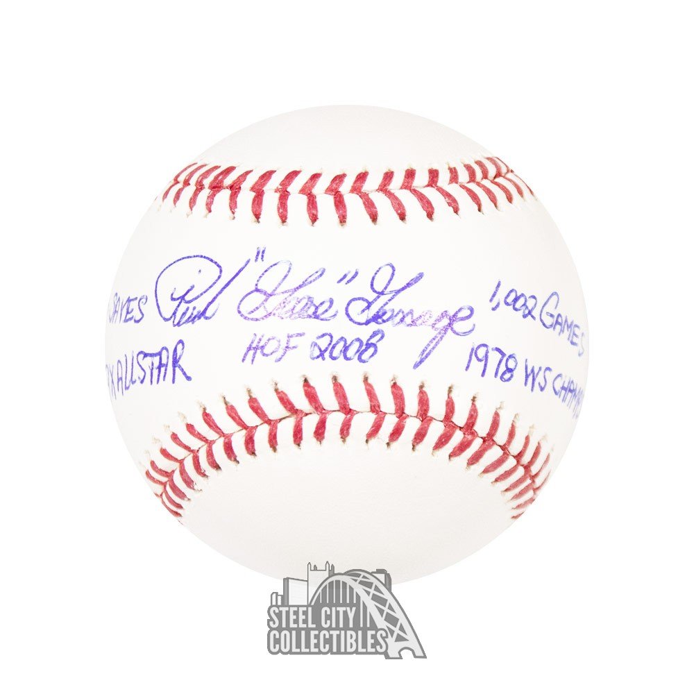 Rich Goose Gossage Autographed Official MLB Baseball St. Louis Cardinals  With 6 Stats Beckett BAS QR Stock #196547 - Mill Creek Sports