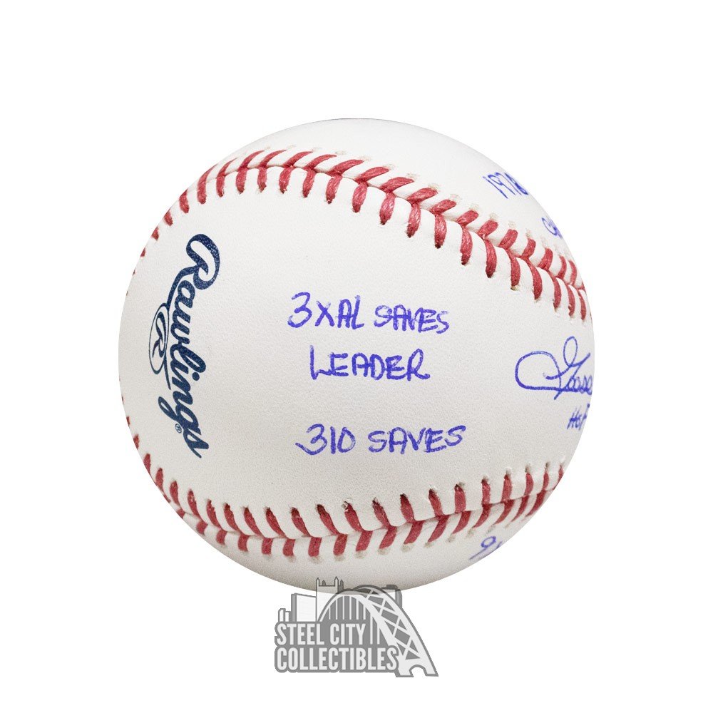 Rich Goose Gossage Autographed Official MLB Baseball St. Louis Cardinals  With 6 Stats Beckett BAS QR Stock #196547 - Mill Creek Sports