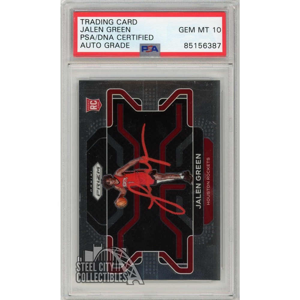 Jalen Green 2021 Prizm Rookie 2024 PSA 10