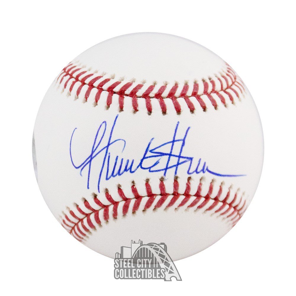 Hunter Greene Autographed Official MLB Baseball - BAS COA