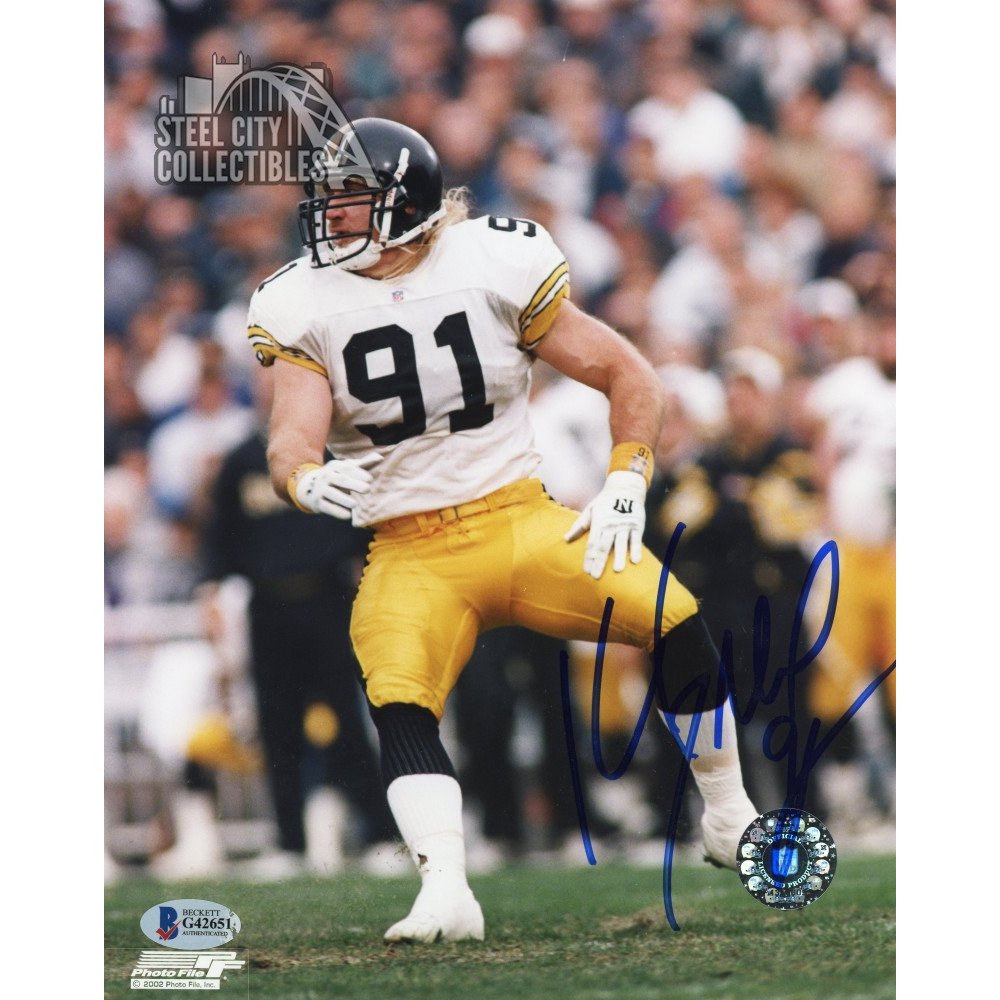 Steelers Kevin Greene Authentic Signed 8x10 Photo Autographed BAS #AA48219