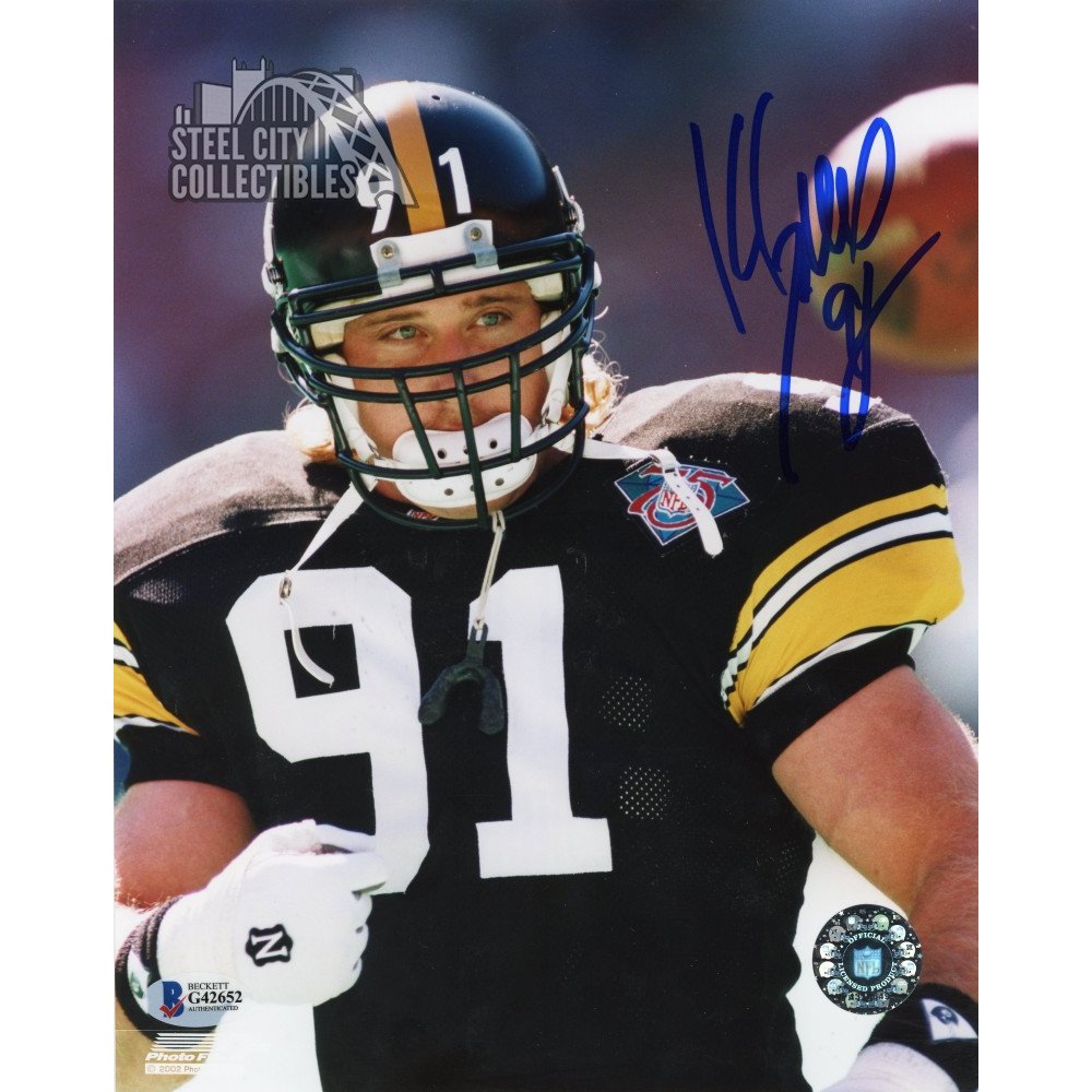 Steelers Kevin Greene Authentic Signed 8x10 Photo Autographed BAS #AA48219