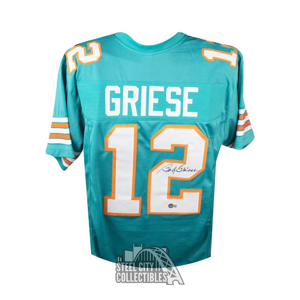 Bob Griese Miami Dolphins Signed White Custom Jersey