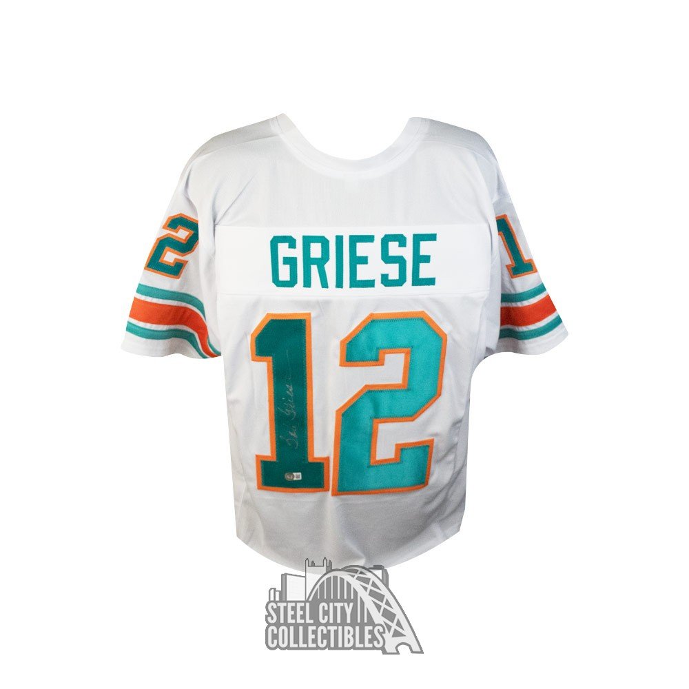 Bob Griese Autographed Miami Custom White Football Jersey - BAS