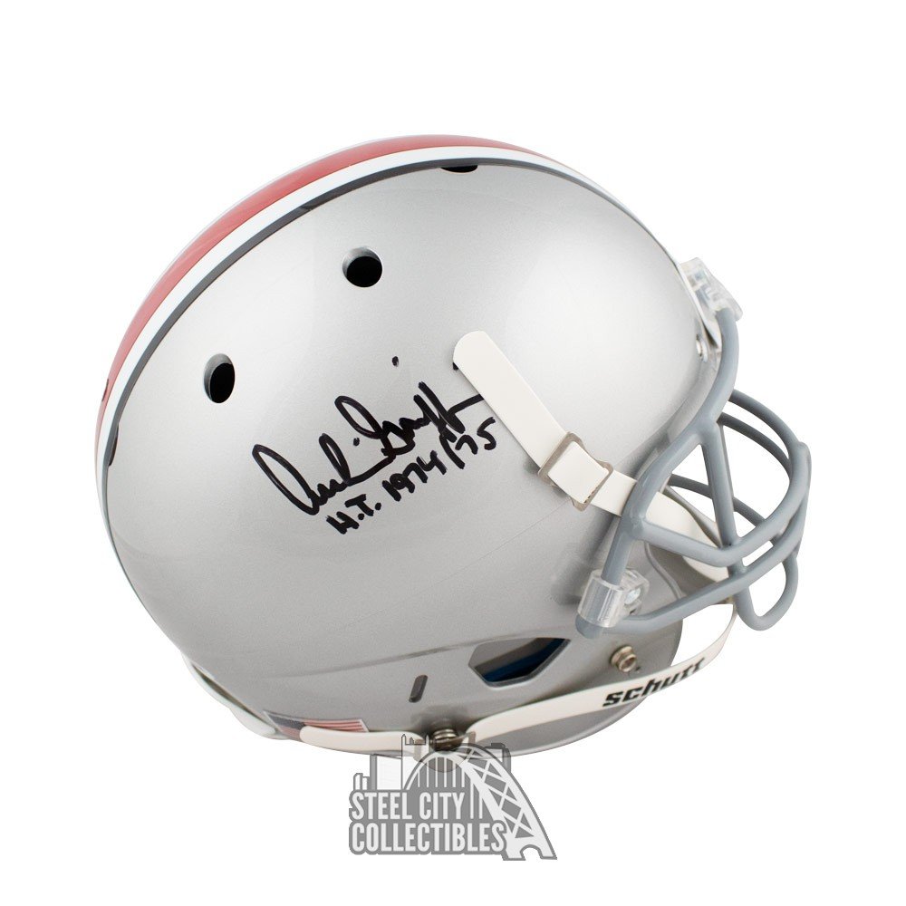 ARCHIE GRIFFIN AUTOGRAPHED OHIO STATE FLASH MINI HELMET HEISMAN BECKETT  203461