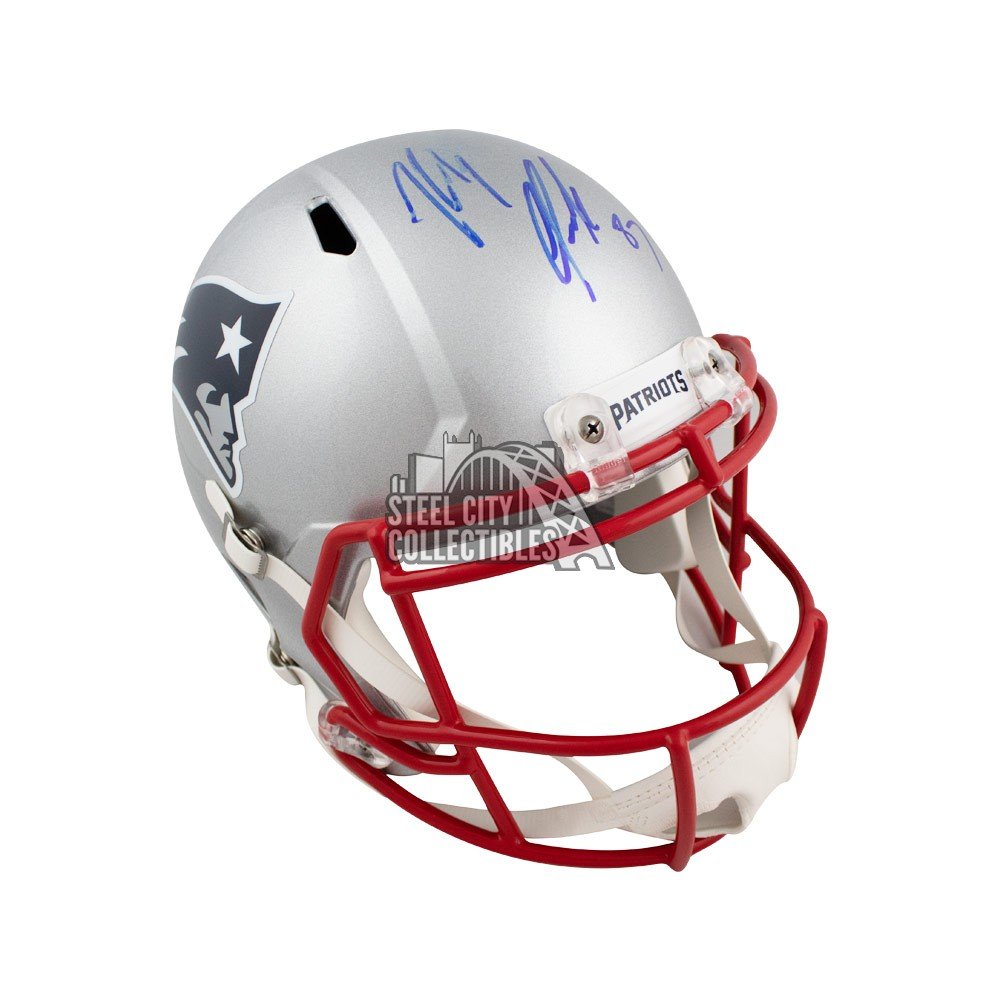 Shop Rob Gronkowski New England Patriots Autographed Speed Full Size NFL  Helmet