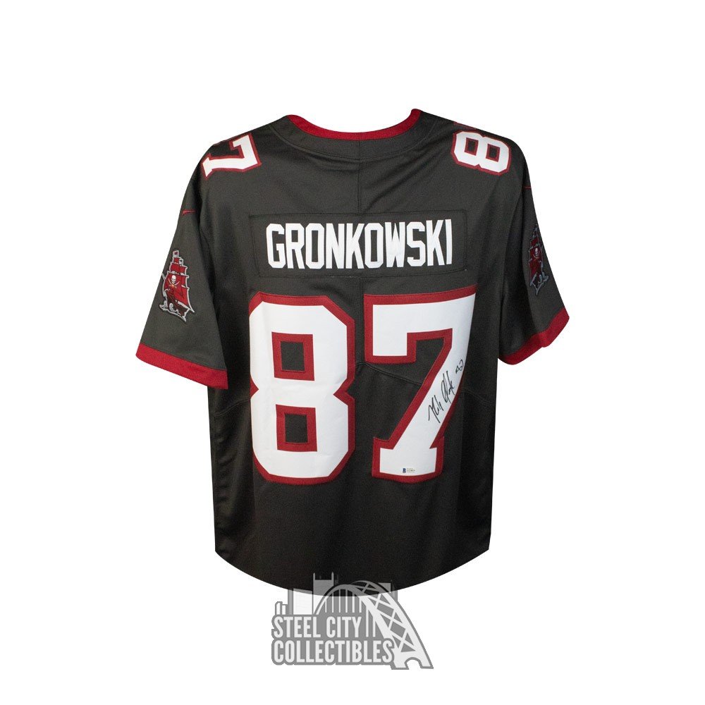 Rob Gronkowski Autographed Tampa Bay Buccaneers Nike Football Jersey - BAS  COA