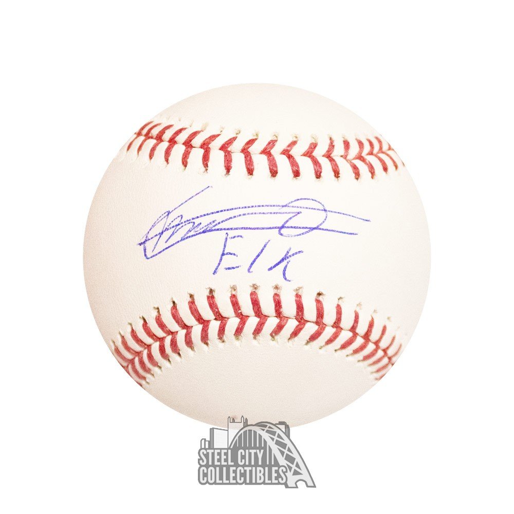 Vladimir Guerrero Jr Plakata Autographed Official MLB Baseball - JSA COA