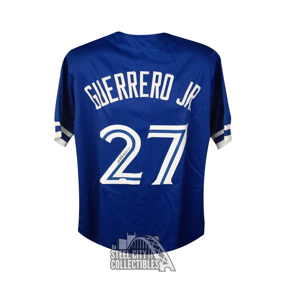 VLAD GUERRERO JR. Signed Custom BLUE JAYS Jersey - JSA CERTIFIED! - Sports  Memorabilia at 's Sports Collectibles Store