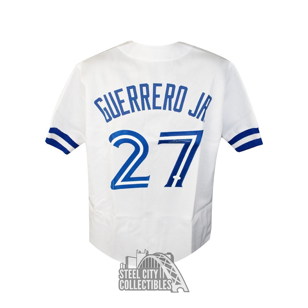 Vladimir Guerrero Jr Autographed Toronto Custom White Baseball