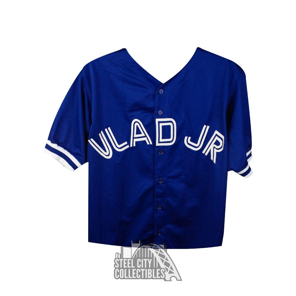 VLADIMIR GUERRERO JR Blue Jays Autograph Jersey JSA COA Signed “Vlad Jr”  Custom