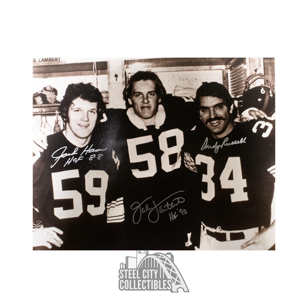 Jack Lambert, Jack Ham & Andy Russell Autographed 16x20 Photo