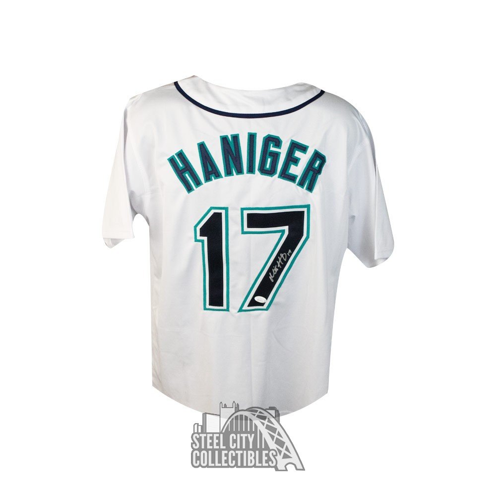 Mitch Haniger Autographed Seattle Custom Baseball Jersey - JSA COA