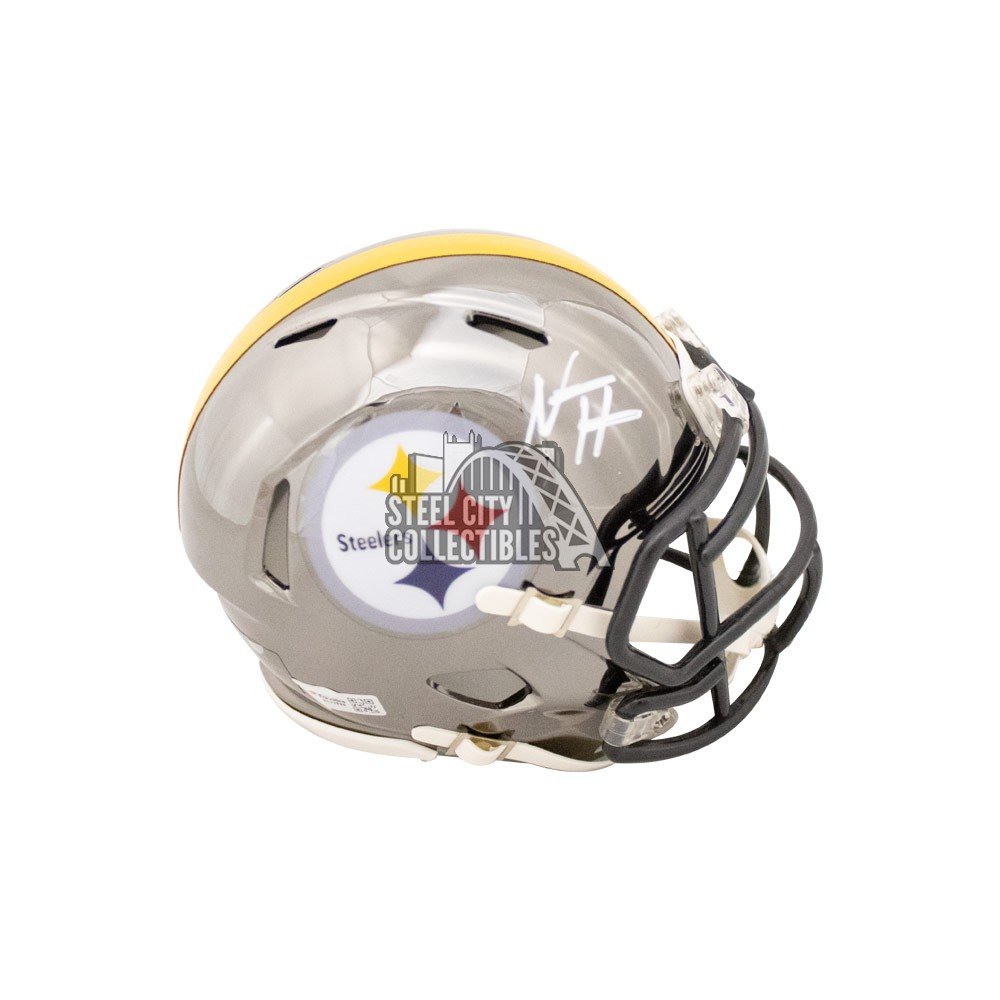 Najee Harris Signed Pittsburgh Steelers Eclipse Mini Helmet Fanatics