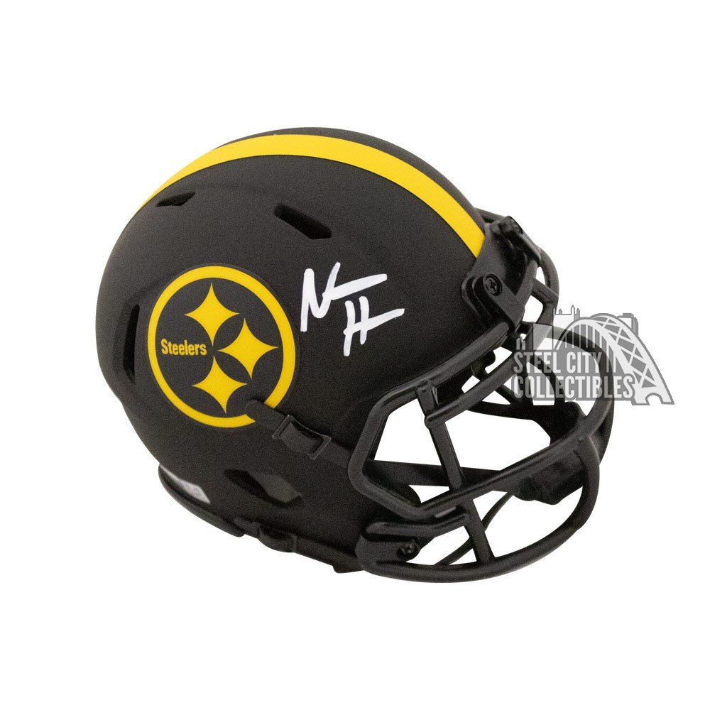 Najee Harris Signed Pittsburgh Steelers Lunar Eclipse Mini Helmet Fanatics