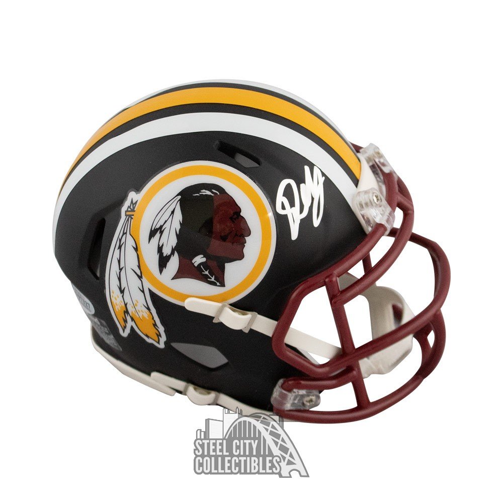 Art Monk Autographed Signed Washington Speed Mini Helmet With HOF- Beckett  W Hologram