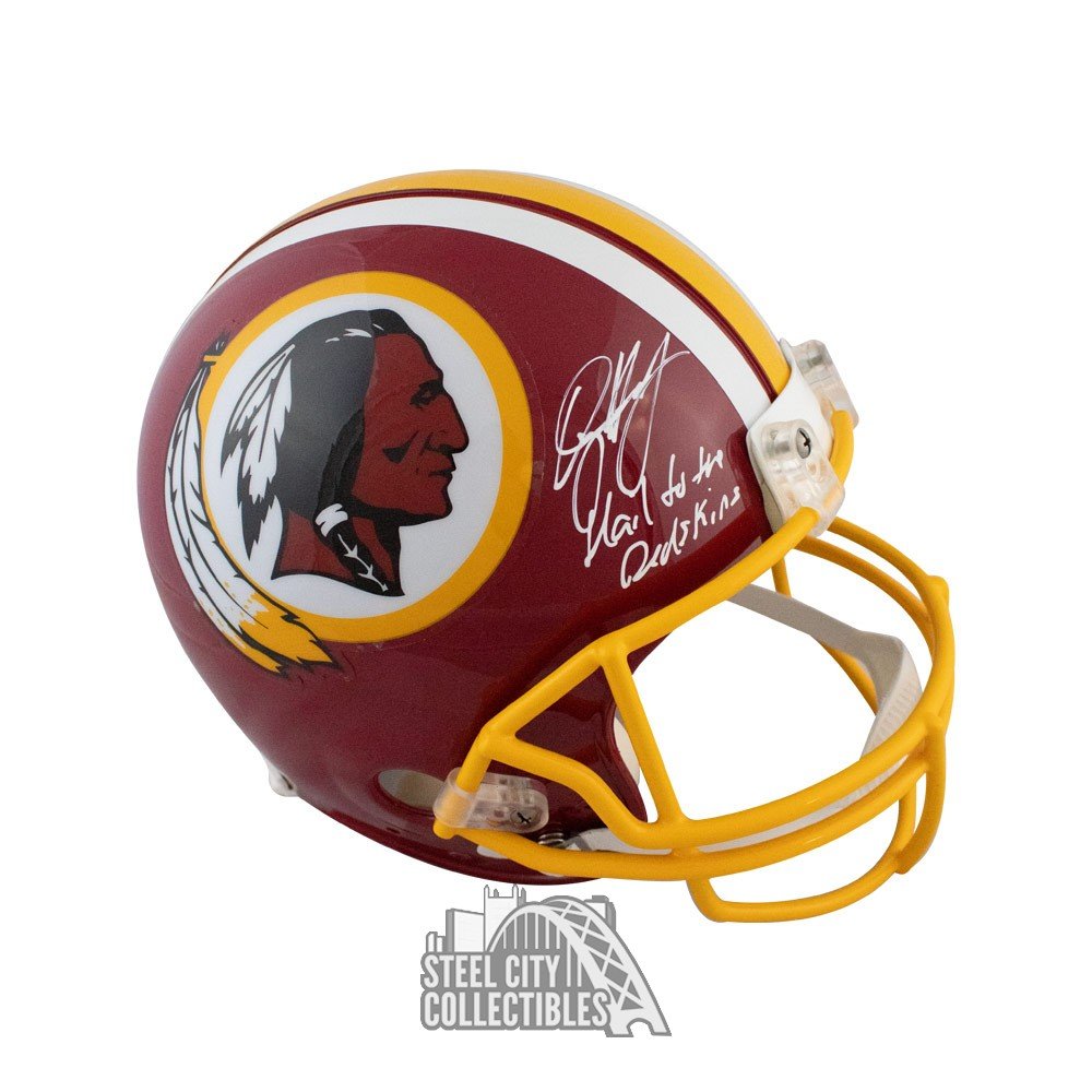 DWAYNE HASKINS SIGNED WASHINGTON REDSKINS AMP FULL SIZE SPEED HELMET  BECKETT