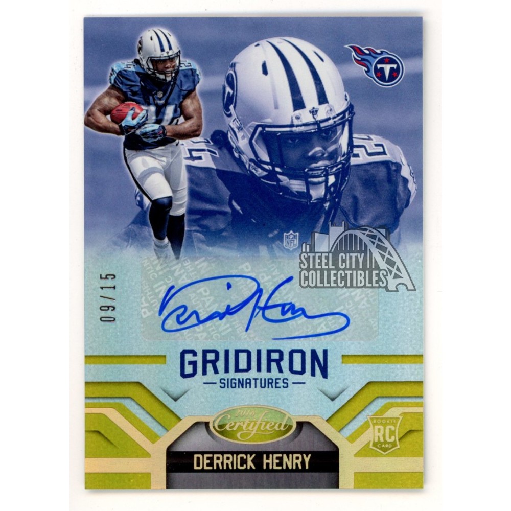 Derrick Henry authentic signed card with COA