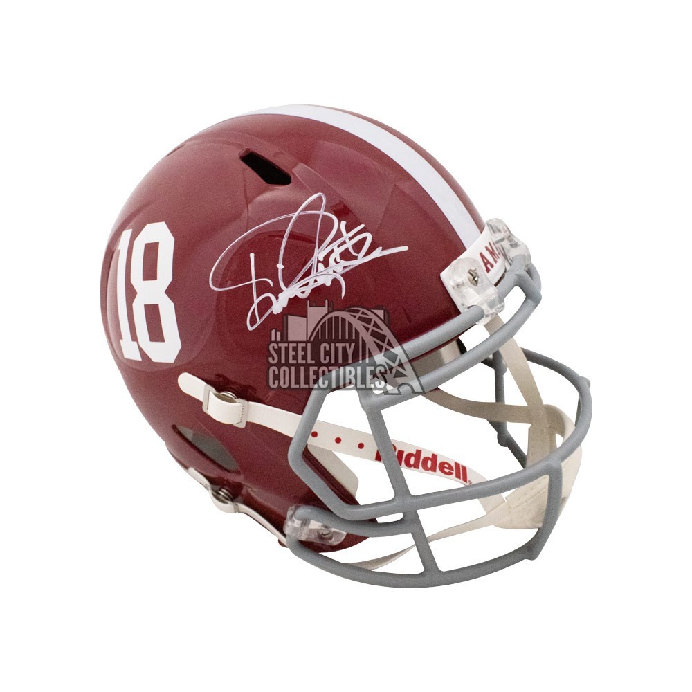 Derrick Henry Autographed Alabama Speed Replica Full-Size Football Helmet -  BAS COA